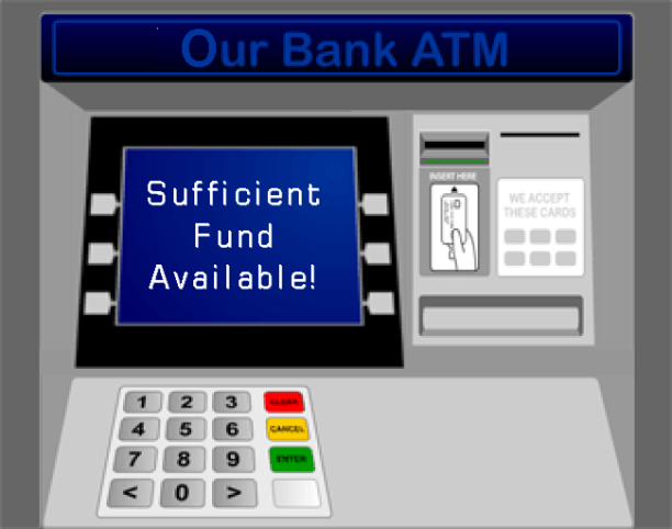 'atm sufficient' by https://voicesofglass.wordpress.com/. Used under CC BY NC SA 3.0