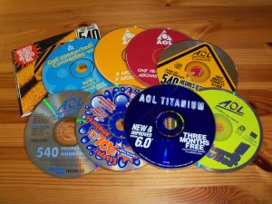 'aol promotional cdss in canada'. Released under Public Domain